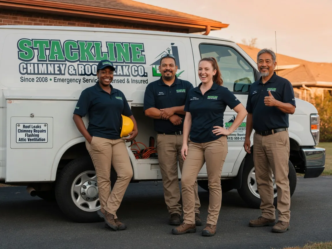 Chimney flashing repair company in Petros, TN